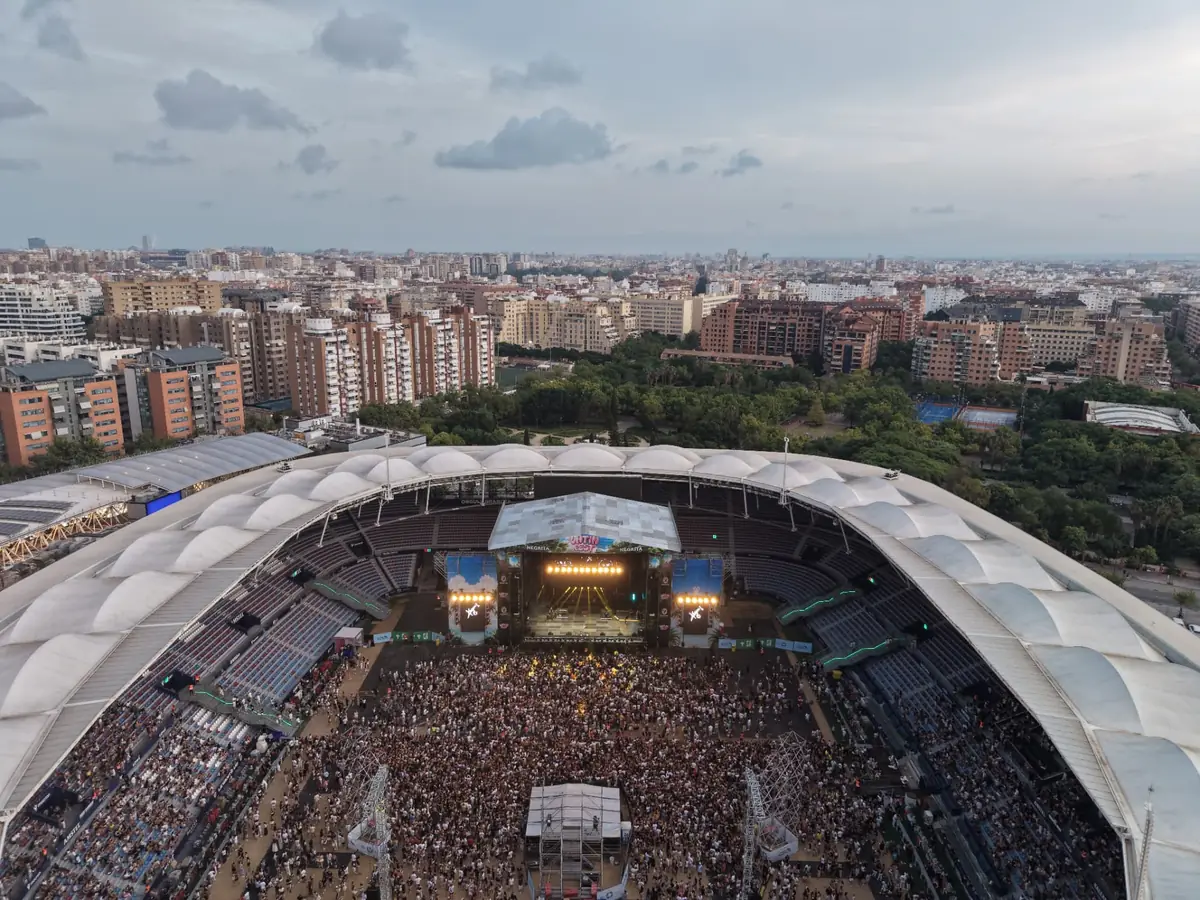 Latin Fest Valencia desde el aire